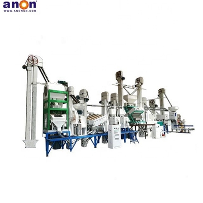 Commercial Small or Medium Scale Small or Medium Scale Rice Mill Business Rice Milling Equipment Fully Automatic Scalded Rice Mill Set SOON