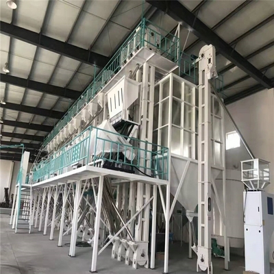 Complete Grain Processing Line 60TONS PER DAY RICE Milling Machine Plant