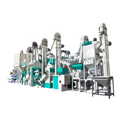 Small Mini Low Breakage Rice Mill Plant Production Line with Product Silos,Complete Rice Mill Machine for Sale