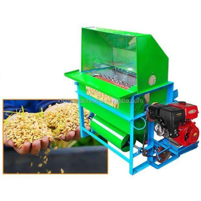 Automatic rice thresher portable agricultural thresher household small thresher unhusked rice thresher