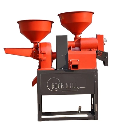 Building material stores selling rice mill and grain grinding 2 in 1 home flour milling machine small portable combine rice mill machine